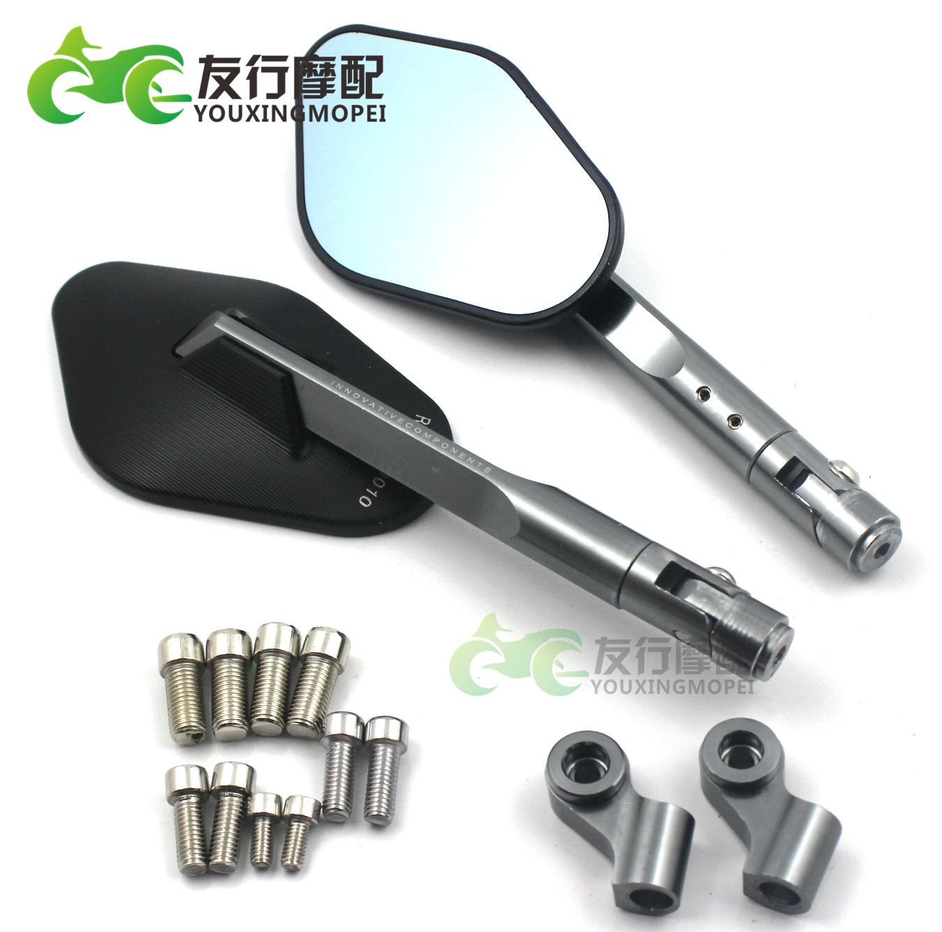 Kawasaki ZX-6R 636 ZX-10R ZX-10R Ninja650 ER6N ER6F CNC retrofitted mirror reflective mirror