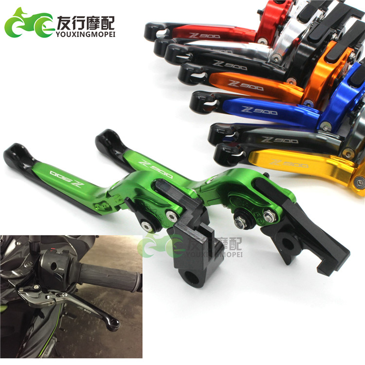 Kawasaki Z900 17 Z1000 Z1000 Z1000SX Z800 Z800 CNC retrofit Flex Folding Horn Pull Rod