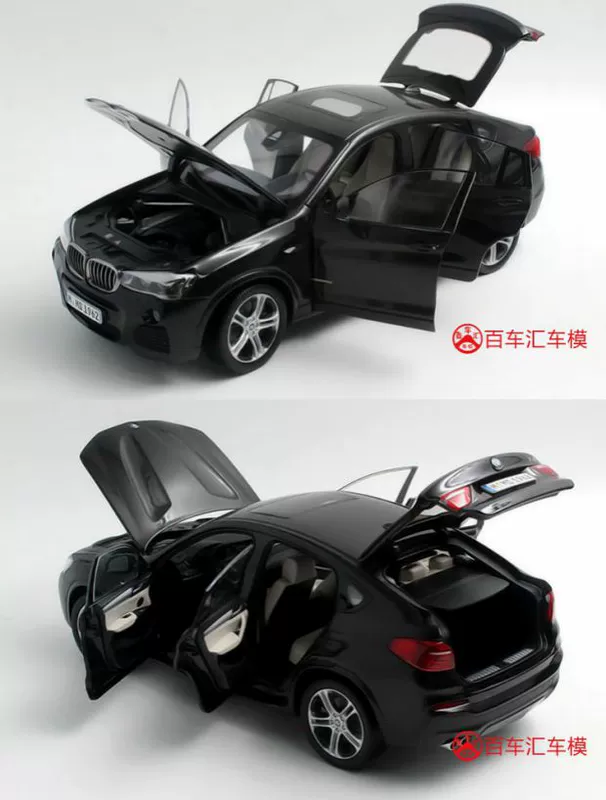 PARAGON nguyên bản 1:18 BMW BMW X4 SUV mô phỏng tĩnh hợp kim mô hình xe địa hình cửa hàng đồ chơi trẻ em gần đây