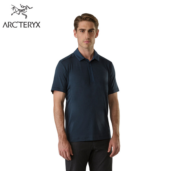 限中亚Prime会员 18年春夏 Arc’eryx 始祖鸟 A2B SS 户外休闲 羊毛混纺男式Polo衫 21028 镇店之宝￥549 三色可选