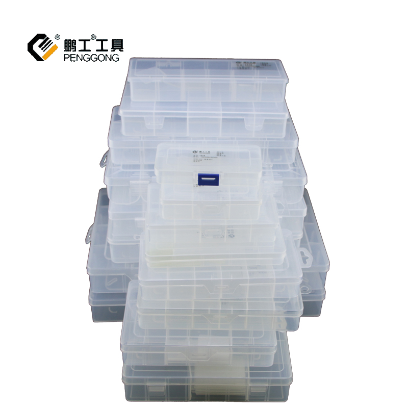Transparent Tool Box Screw Box Storage Large Electronic Component Box Parts Box Tool Box Storage Box