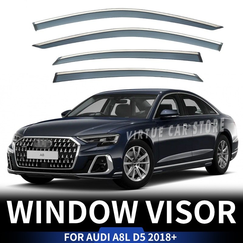 Audi a8l d5/d4 exclusive window rain guards: elevate the elegance of ...