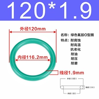 Внешний диаметр зеленого фтора 120*1,9 [5]