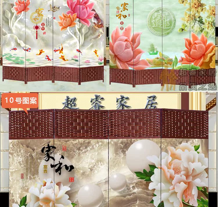 Vách ngăn gỗ màn hình phòng ngủ phòng khách đơn giản hiện đại màn hình gấp Trung Quốc màn hình di động màn hình vải IKEA hiên - Màn hình / Cửa sổ mẫu vách gỗ cầu thang