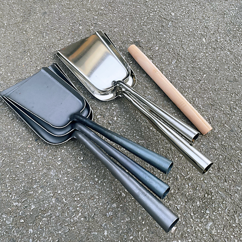 Black Thickened Carbon Steel Natural Color Fire Shovel Ash Earth Slag Shovel Trash Shovel Coal Pan Shovel Mud Shovel Home Burning Shovel-Taobao
