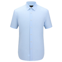 (Same style in the mall) Youngor mens short-sleeved shirt summer new official business casual short-sleeved shirt for men
