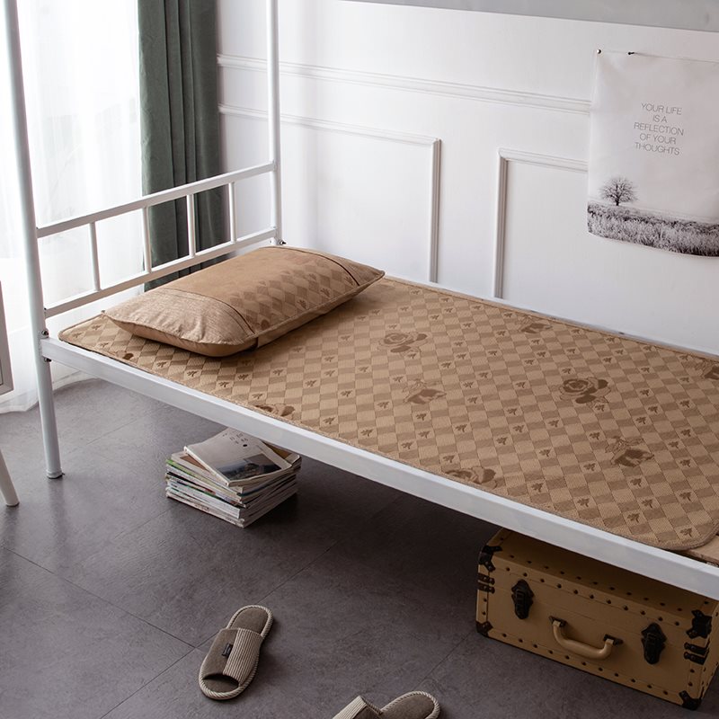 Summer ký túc xá sinh viên giường tầng ghế mạt chược Thảm 0,8 0,9 m giường mat có thể gập lại ghế 1.2m - Thảm mùa hè chieu tre