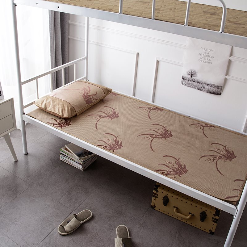 Summer ký túc xá sinh viên giường tầng ghế mạt chược Thảm 0,8 0,9 m giường mat có thể gập lại ghế 1.2m - Thảm mùa hè chieu tre