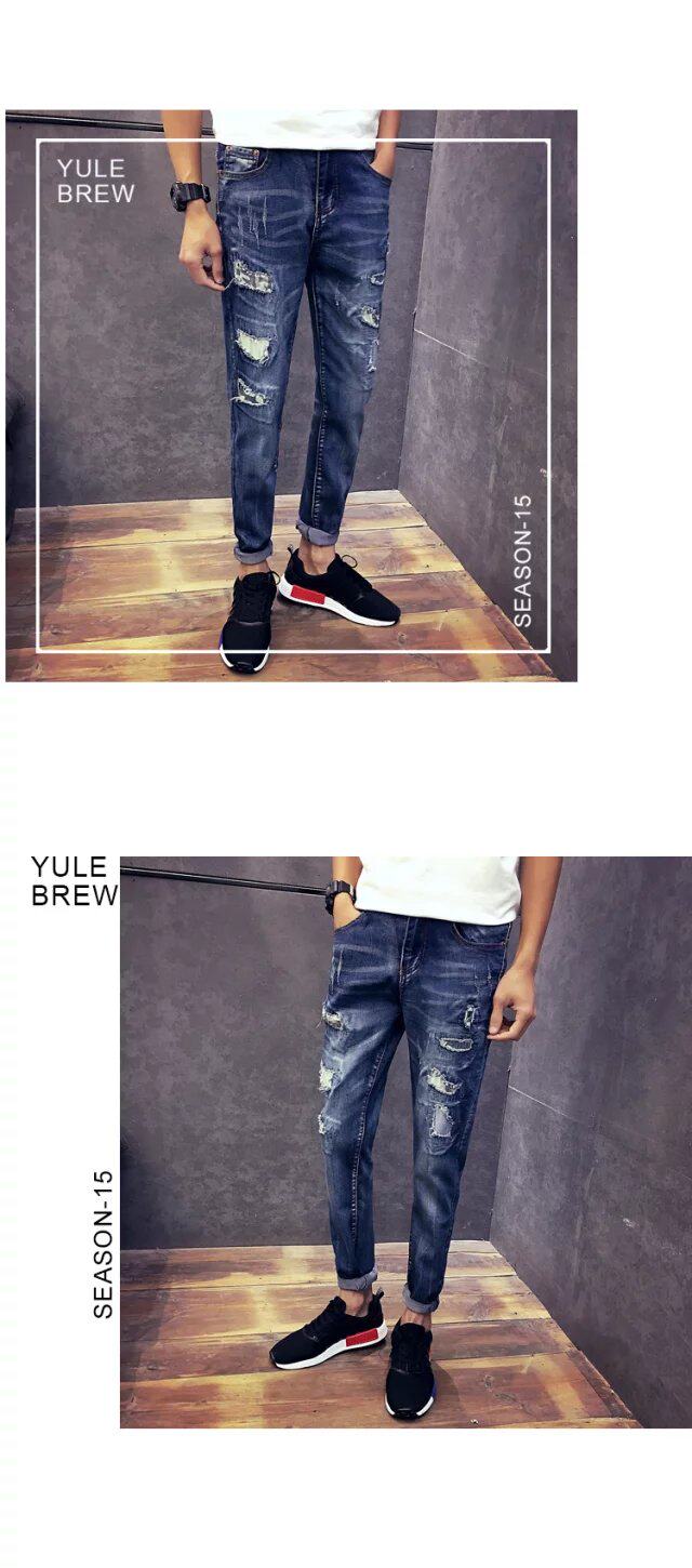 Jeans en coton pour automne - Ref 1461822 Image 13