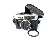 Konica C35 135 Side axis camera 38mm F1 8 fixed focus