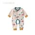Babyiesies mùa xuân và mùa thu và mùa đông cotton ấm romper dài tay nam và nữ quần áo trẻ em quần áo mùa thu quần áo trẻ sơ sinh bộ body bé gái đáng yêu Áo liền quần