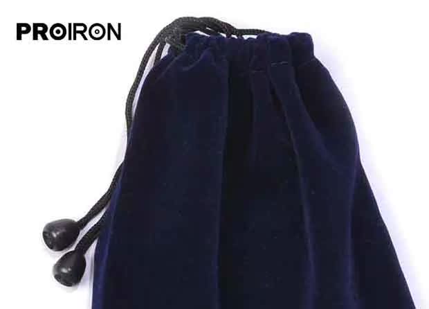 Túi nhung PROIRON màu xanh đậm 28 * 16CM có thể được trang bị dụng cụ thể dục quả tạ nhỏ sạc điện thoại di động sạc kho báu - Dụng cụ thể thao găng tay thể thao adidas