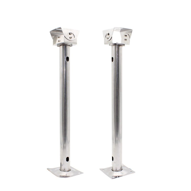 30cm monitoring stainless steel bracket lengthened I-type camera bracket duckbill head universal outdoor pole type 50cm