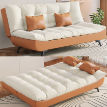 Folding sofa bed dual-purpose sofa living room 2024 new simple cream style sofa small apartment rental house