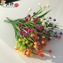 Simulation rosegrass Jasmine fake flower plastic flower decoration grass orchid grass living room table roadside wall decoration