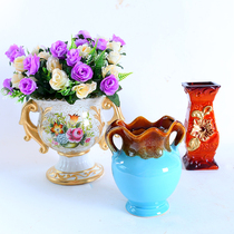 European-style ceramic vase living room flower arrangement home wine cabinet decorations bogus shelf porch ornaments ceramic crafts