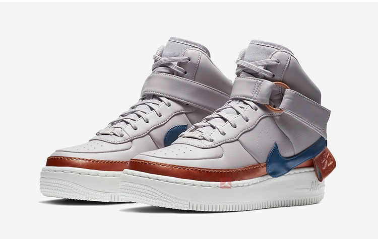 [chạy buổi sáng] điên cuồng Nike Air Force 1 AF1 móc móc giày đế dày AR0625-500 - Dép / giày thường