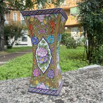 定金 全款1699 重鎏金全手绘 法国四方花瓶