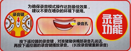 Đồ chơi lợn lớn lợn Mô hình búp bê âm nhạc điều khiển từ xa thông minh Máy nói chuyện và tương tác trẻ em robot thông minh