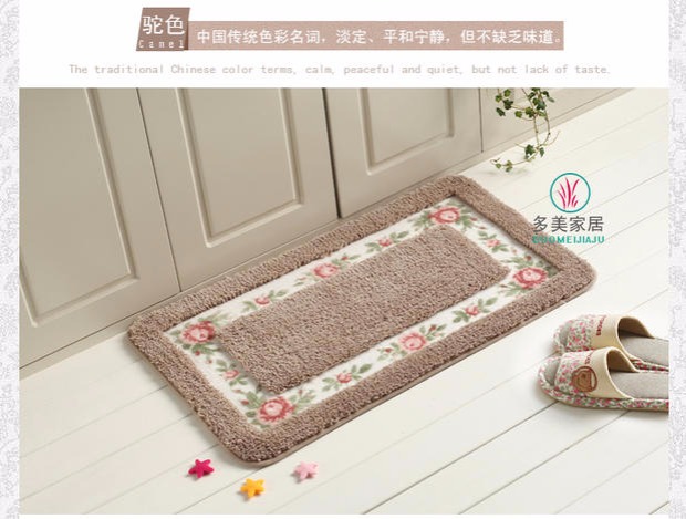 Mái vòm mục vụ mat phòng ngủ thảm hiên cửa mat chống trượt phòng tắm thấm pad ban công nhà bếp mat - Thảm sàn thảm xốp lót sàn 100x100