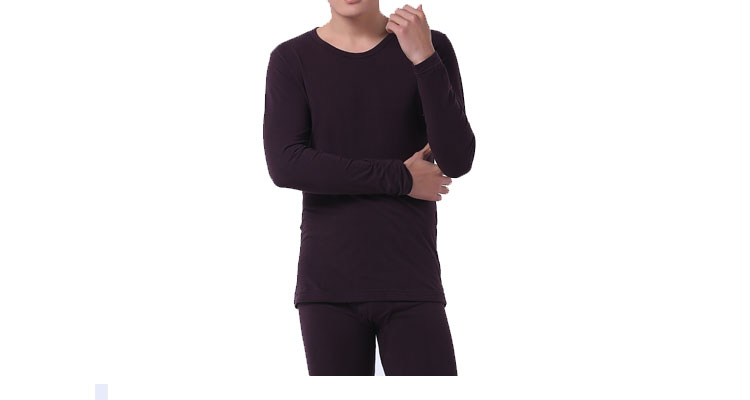 Đầu đồ lót nam quần áo mùa thu quần dài phù hợp với bông amoniac vòng cổ quần áo mùa thu quần dài đồ lót nhiệt đồ bộ nam