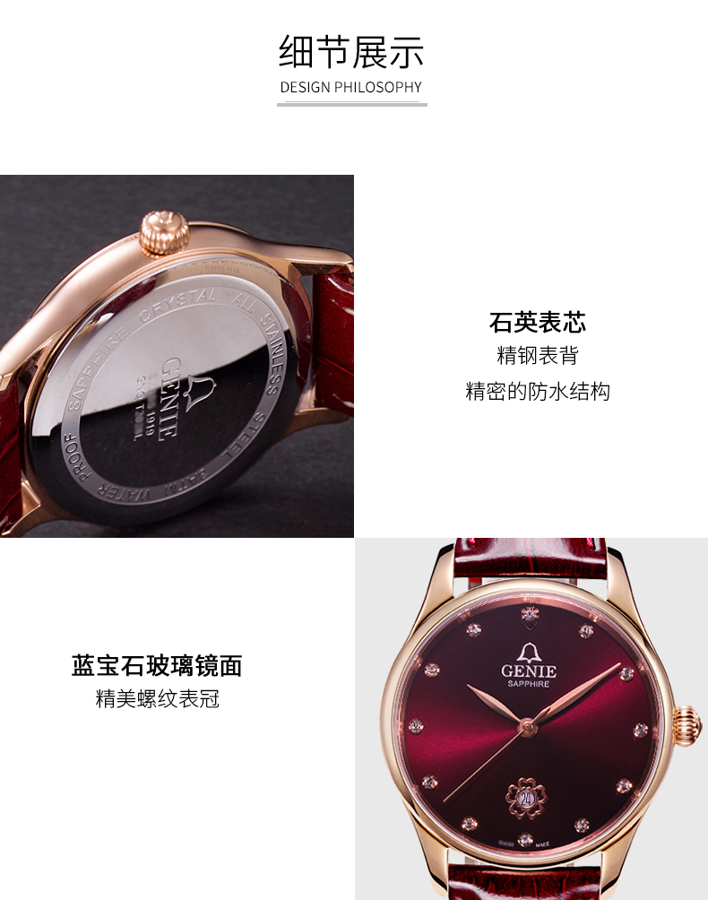 Montre bracelet pour Femme GENIE   - Ref 3271407 Image 19