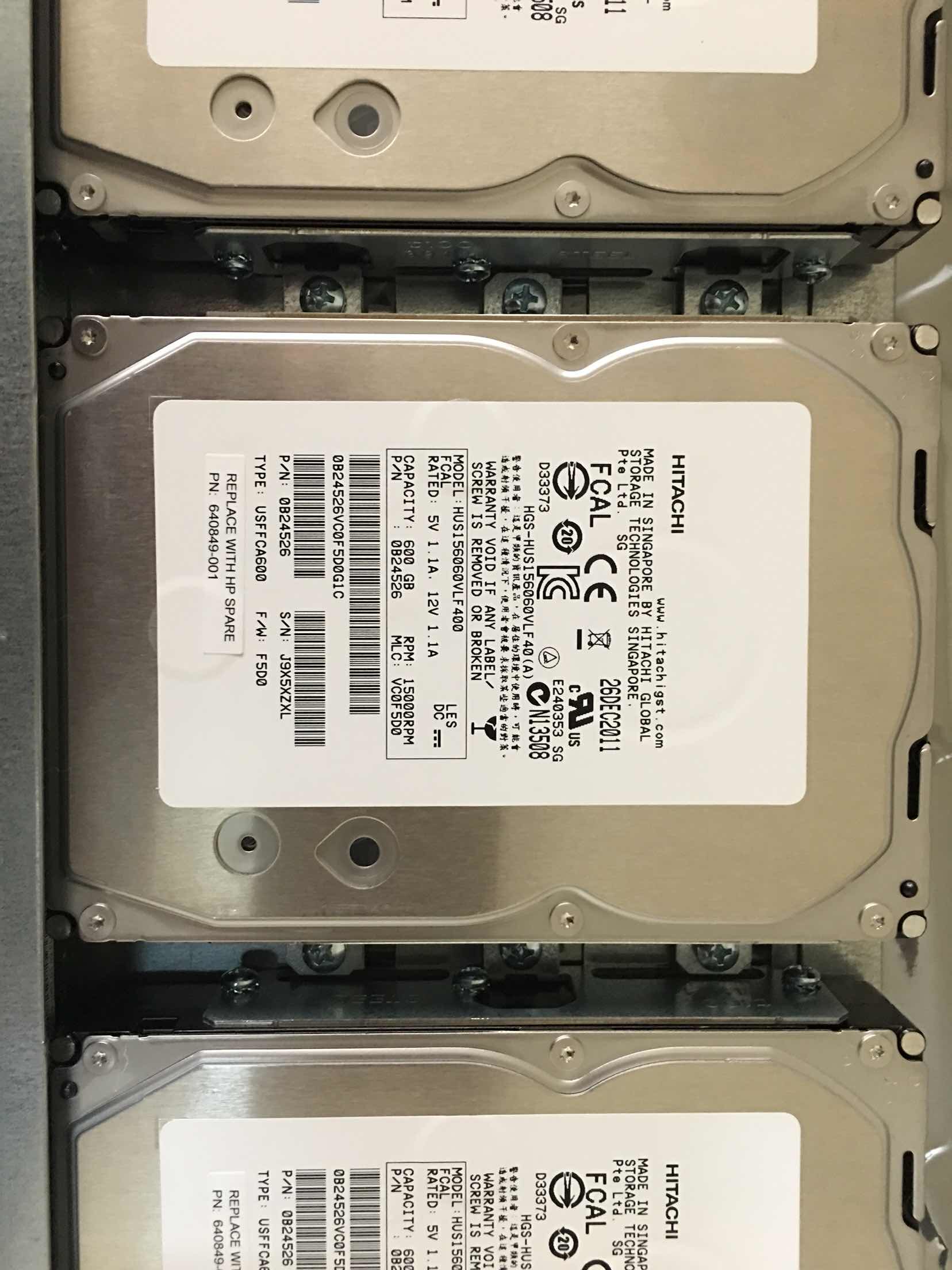 HP HP 3PAR T400 T400 640849-001 600GB FC 15K 657889-001