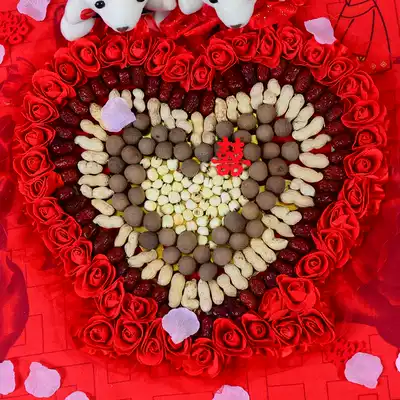 Wedding wedding supplies early birth noble son wedding room decoration creative new house bedroom wedding bed sprinkled decoration