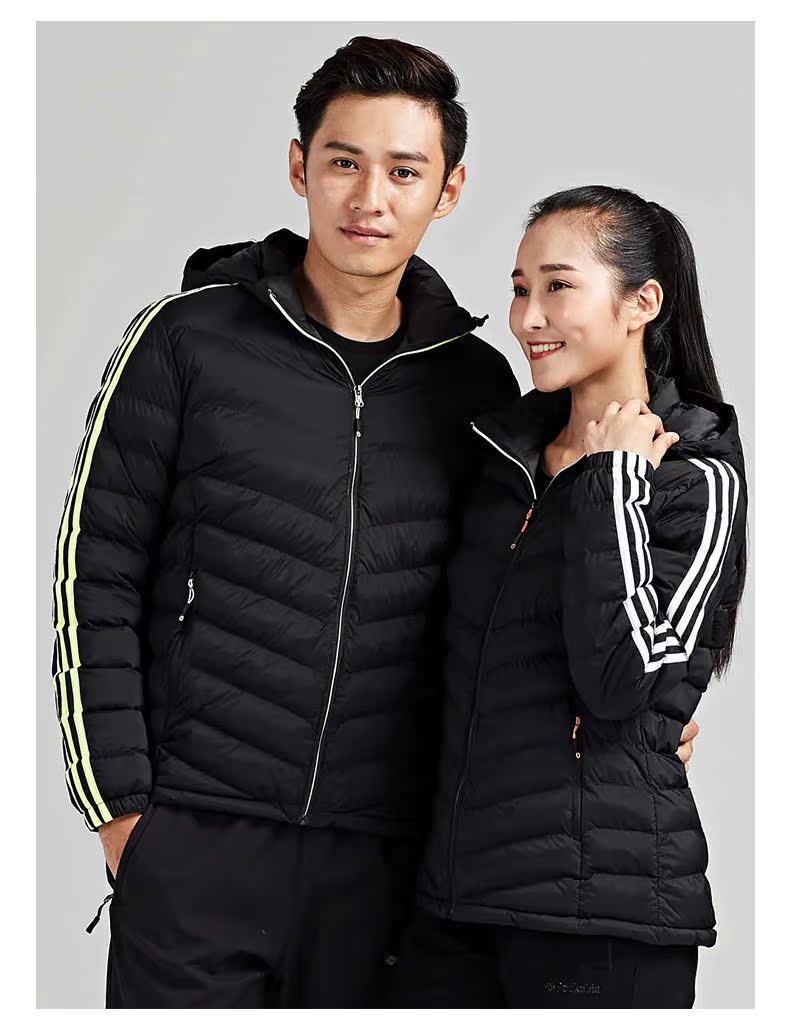 Áo khoác thể thao cotton nam mùa đông ngắn ấm áp và chống gió áo khoác xuống cotton nam và nữ kích thước lớn quần áo cotton nhẹ áo khoác cotton áo phao adidas