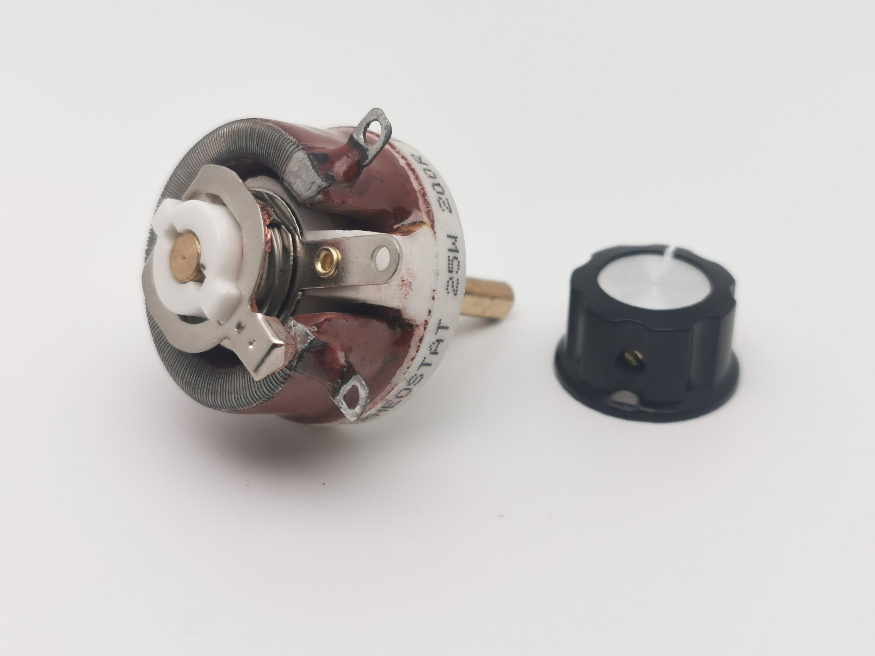 BC1 Red Porcelain Disc Rheostat Disc Adjustable Resistance 25W 10R20R30R50R100R500R1K2K5K