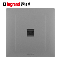TCL Legrand Boyun dark sand silver telephone panel 86 type telephone line socket voice socket panel silver