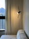Italian Parentesi Vintage Chandelier Minimalist Designer Bedroom Bedside Living Room Study Sofa Floor Lamp