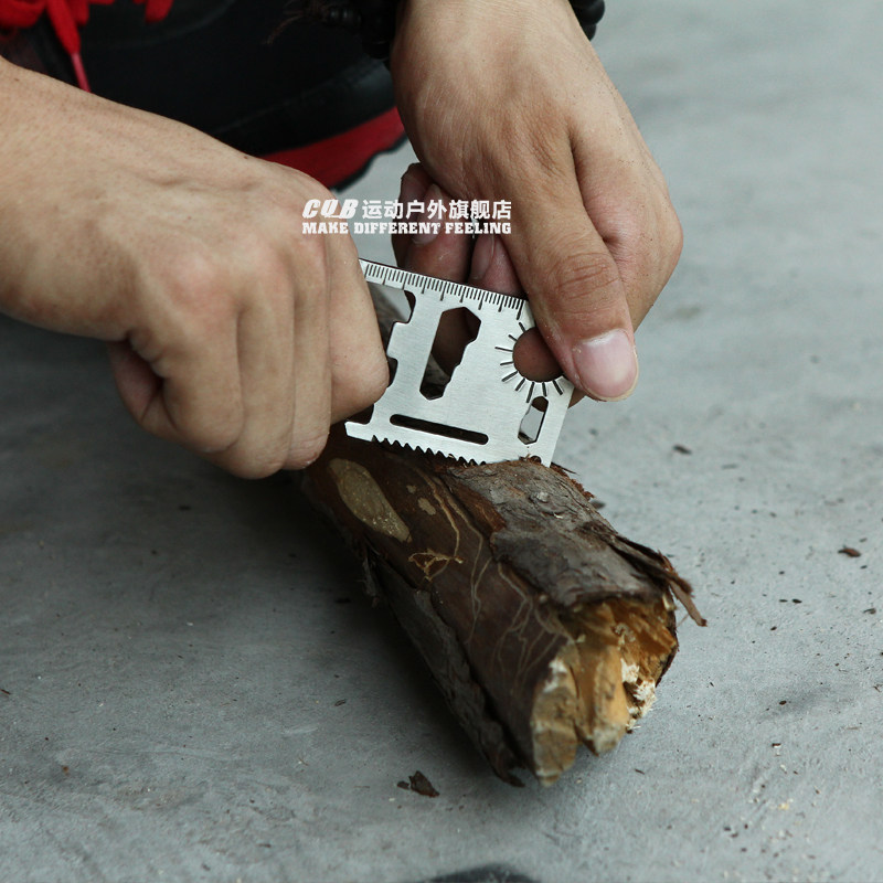 CQB EDC tool outdoor multifunctional knife card card multifunctional camping tool card portable tool card