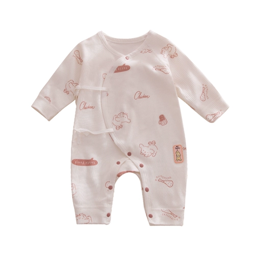 Демисезонный осенний комбинезон для новорожденных для младенца, демисезонное детское хлопковое боди