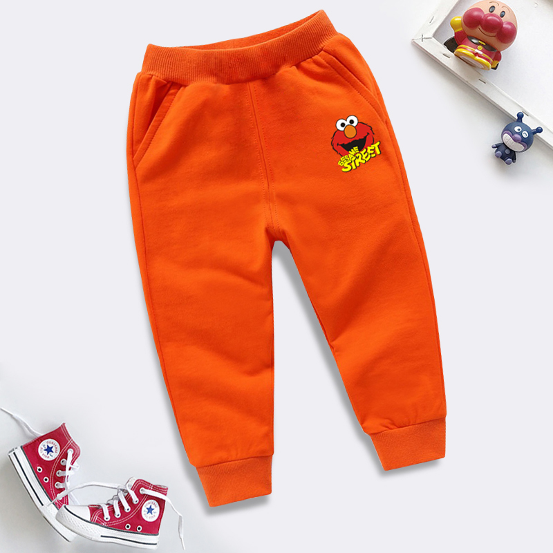 Nam và nữ sweatpants childrens quần bông bé quần lỏng lẻo 2019 mùa xuân và mùa thu childrens quần âu.