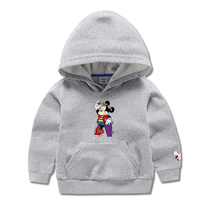 Children Spring and Autumn 2020 new boy cartoon printing sweater girl cotton hoodie coat Joker