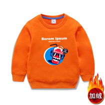 Boys autumn and winter clothes New Fashion children plus velvet clothes female baby warm bottoming coat foreign childrens clothing
