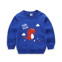 Boys clothes spring and autumn small children Korean version of tide long sleeve base shirt cotton Women baby autumn coat coat