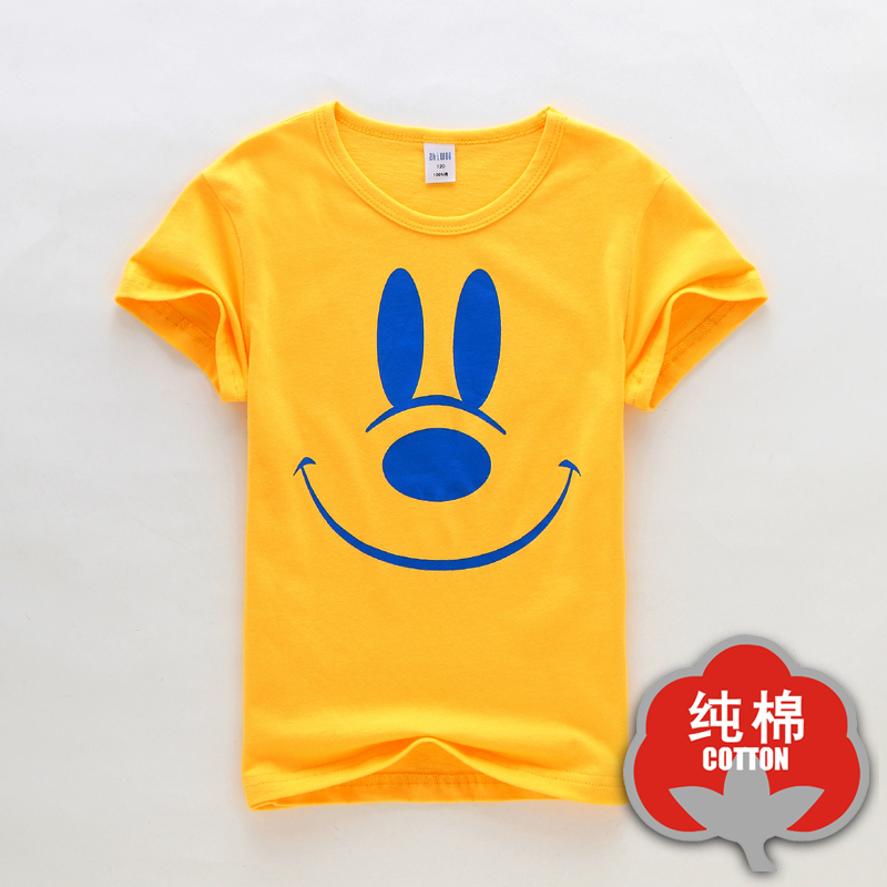 Đặc biệt hàng ngày mùa hè cô gái mới bé trai trẻ em trẻ em nam và nữ phim hoạt hình một nửa tay áo ngắn cotton shop quần áo trẻ em đẹp