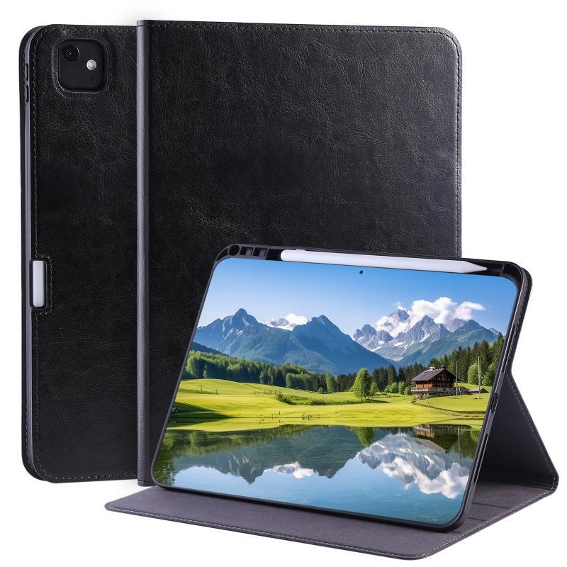 Suitable for Apple 2024 iPad Mini7, Mini6, Pro11 Leather Sleep Protection Case, Full Coverage 12.9 Anti-Drop with Pen Slot, 13inch Tablet Case, 10Th Generation Sleep Business Model
