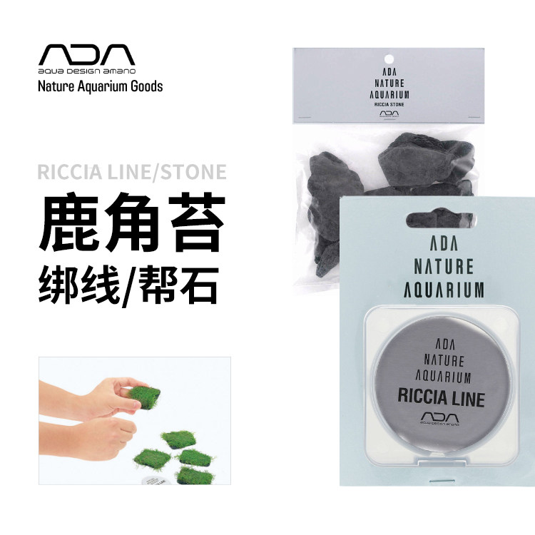 日本ADA 原装正品 鹿角苔绑线 隐形线 鹿角苔石捆绑专用 50M