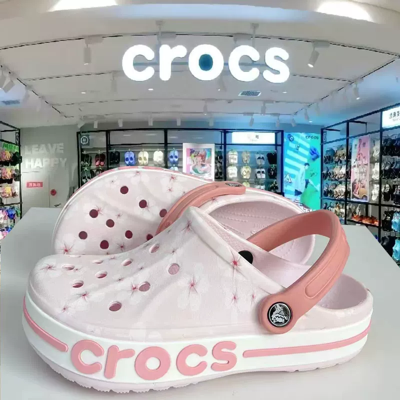 Сандалии Crocs унисекс износостойкие противоскользящие пляжные шлёпки, размеры и цвета