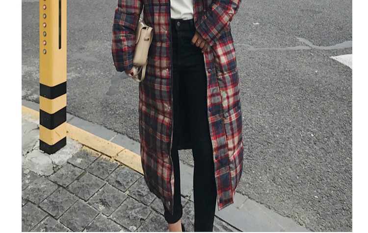 Áo dài cotton mùa đông dài đến đầu gối nữ mới 2018 phiên bản Hàn Quốc của áo khoác mỏng Áo khoác cotton mỏng, áo khoác dày áo phao nữ lông vũ