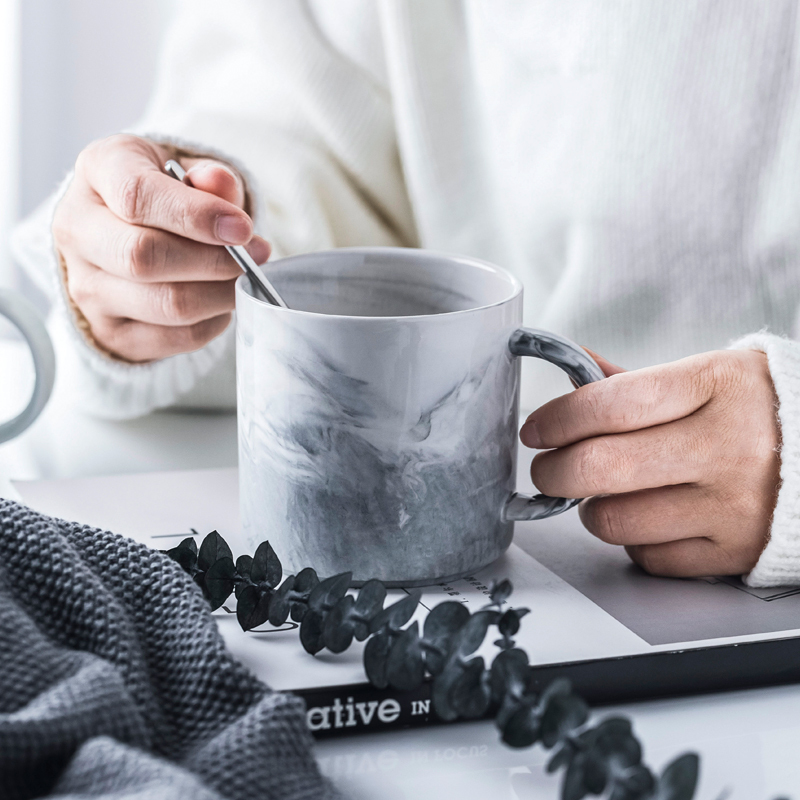 Marble-Patterned Ceramic Mug Couple's Cup Creative Simple Nordic Office Home Coffee Cup Ins Water Cup Marble-Patterned Ceramic Mug Couple's Cup Creative Simple Nordic Office Home Coffee Cup Ins Water Cup