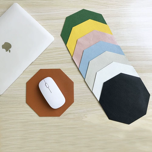 Маленькая портативная мышка, высококачественный кожаный ноутбук