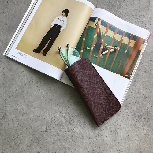 Очки, кожаная сумка для хранения, защитный чехол на солнечной энергии, из натуральной кожи