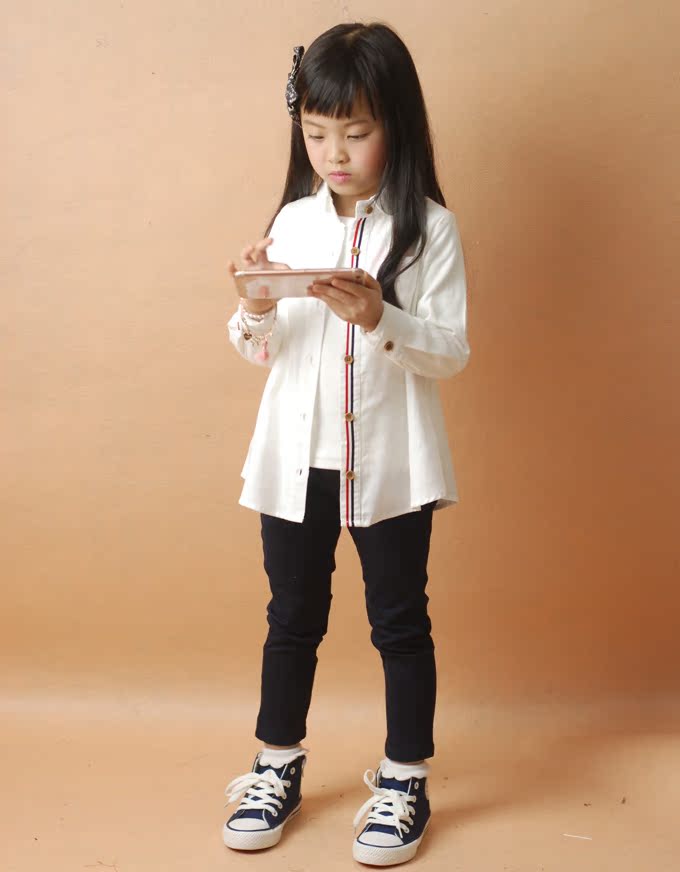 Chemise fille à manche longue - Ref 2085191 Image 24