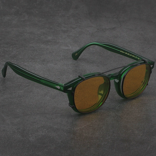 MOSCOT LEMTOSH Очки рамки мужчин с зажимами солнцезащитных очков зеленые глаза оптические пластины