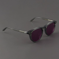 Зеленый сиреневый объектив