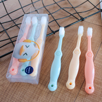 3-Pack childrens toothbrush oral clean and comfortable male and female baby 3-6 years old ultra-fine soft hair manual childrens toothbrush